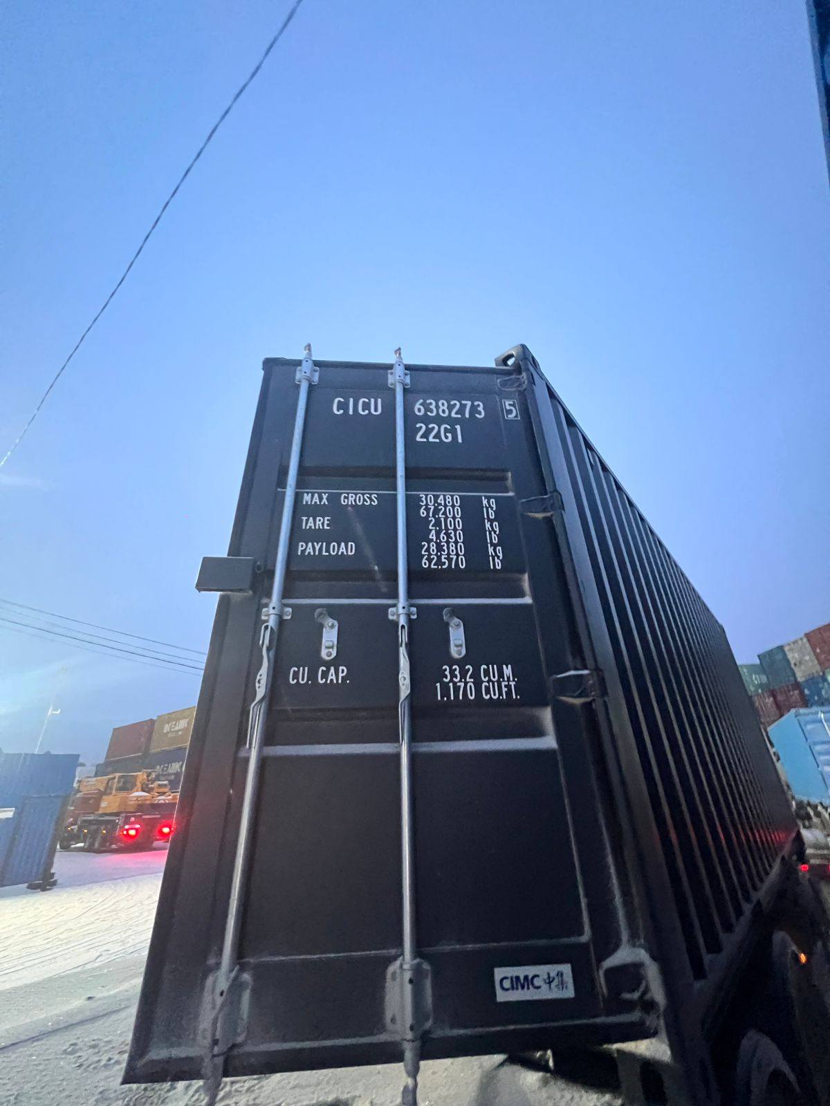 Морской контейнер CICU6382735